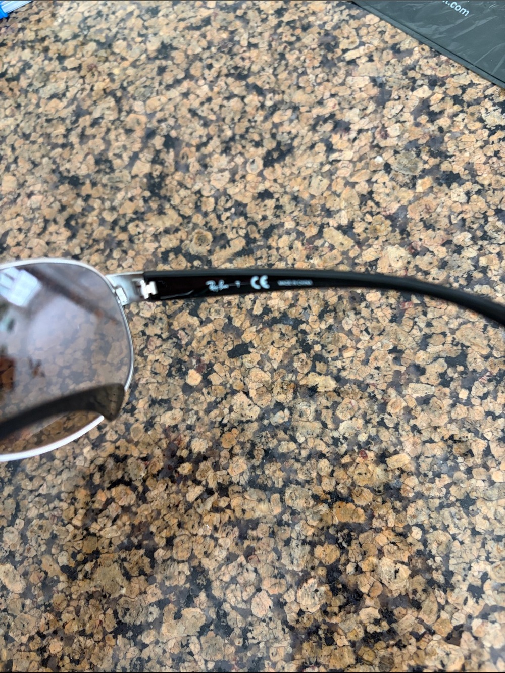 Ray-Ban Silver Frame Brown Lens Aviator Sunglasses - Picture 2 of 7